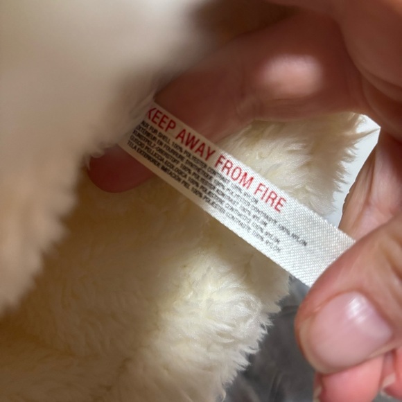 Free People Slope Seeker Ivory Faux Fur Sherpa Reversible Vest NWT - Picture 13 of 14